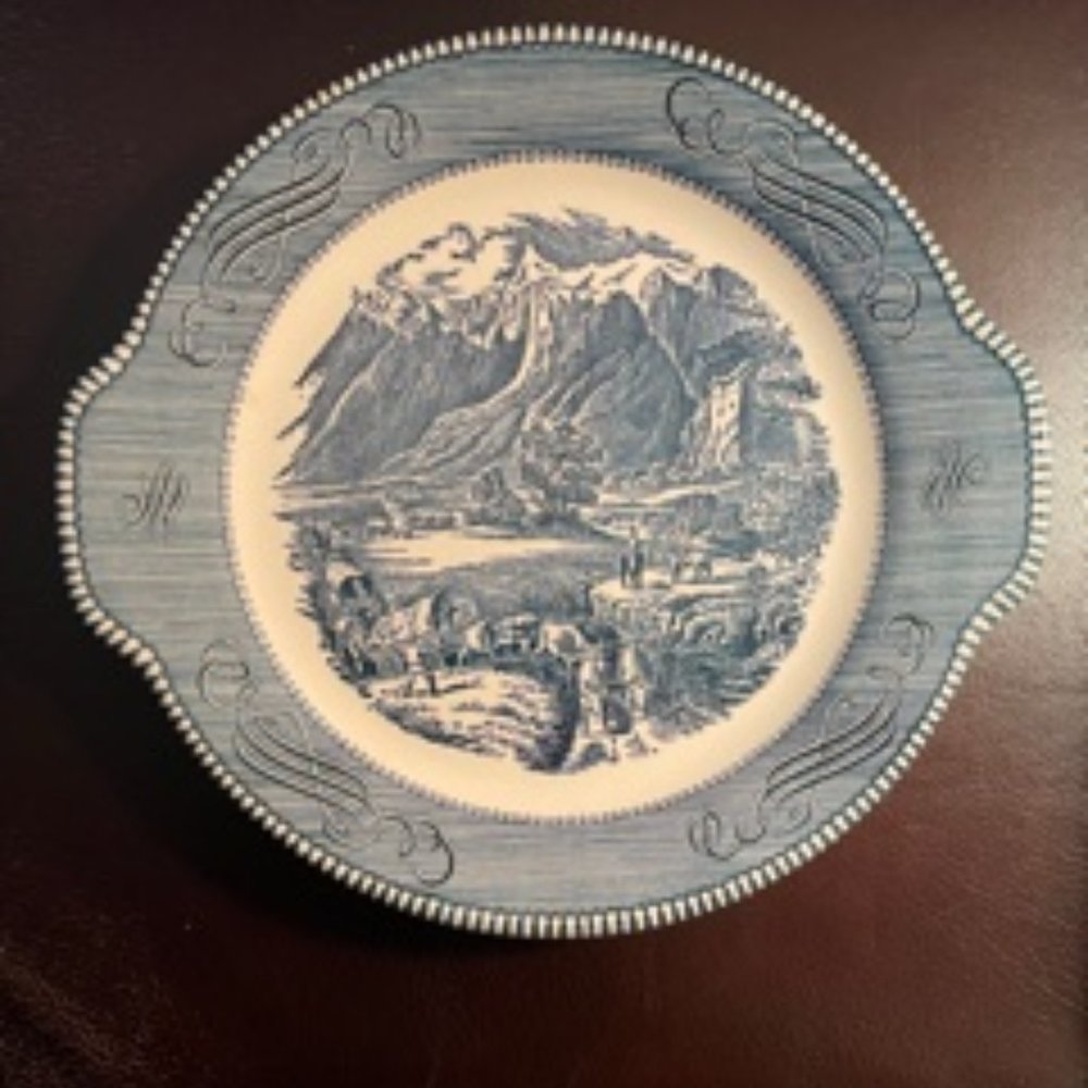 Currier & Ives Rocky Mountains Platter